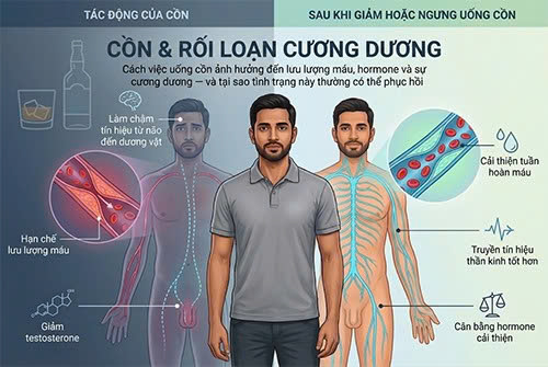 Đàn ông uống rượu bia nhiều có ảnh hưởng đến sinh lý không?